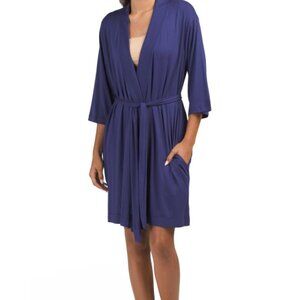 NEW Cooling Jersey Belted Robe H2 Home Collection L/XL